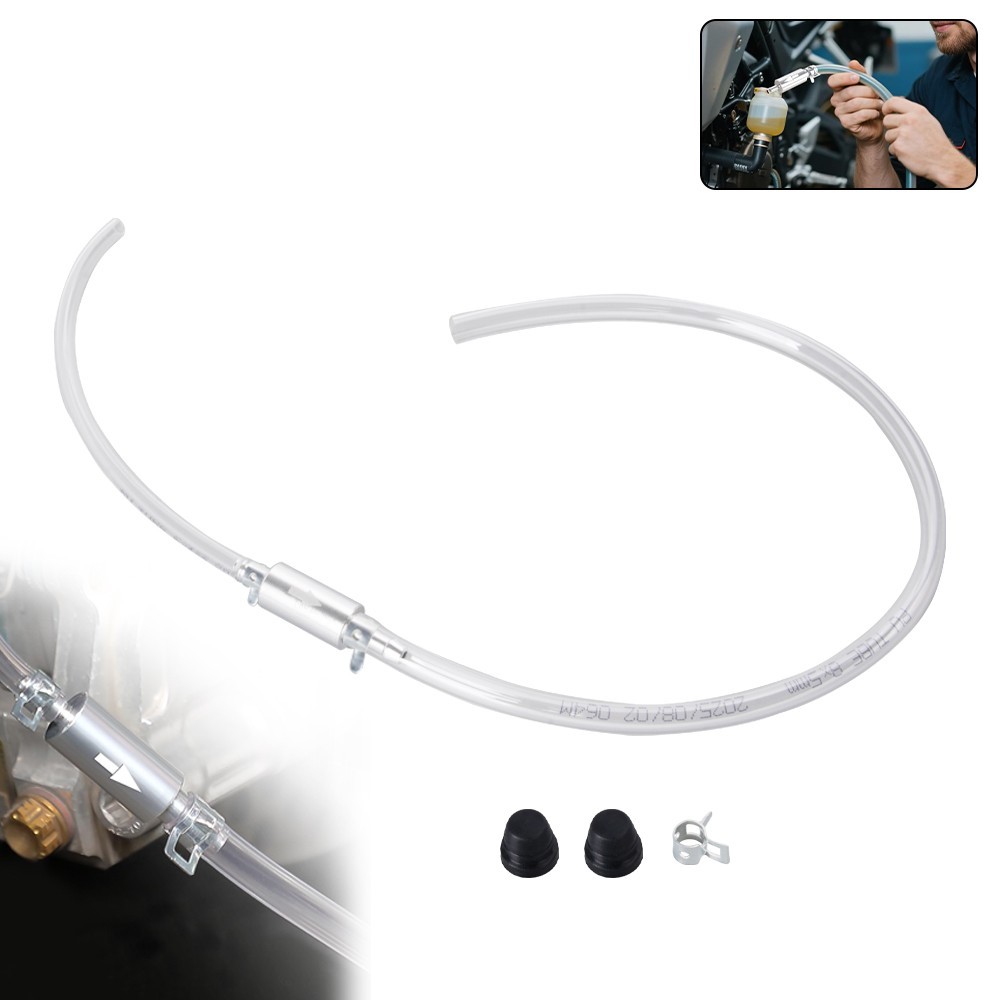 Brake Bleeder Hose – One Way Check Valve Tube Bleeding Tool Kit for CarMotorcyle