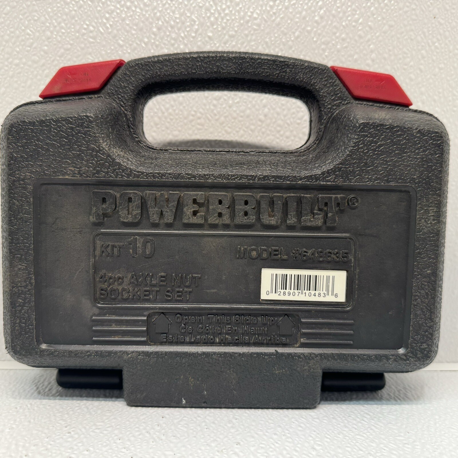 Powerbuilt 4 Piece Axle Nut Socket Set 648635