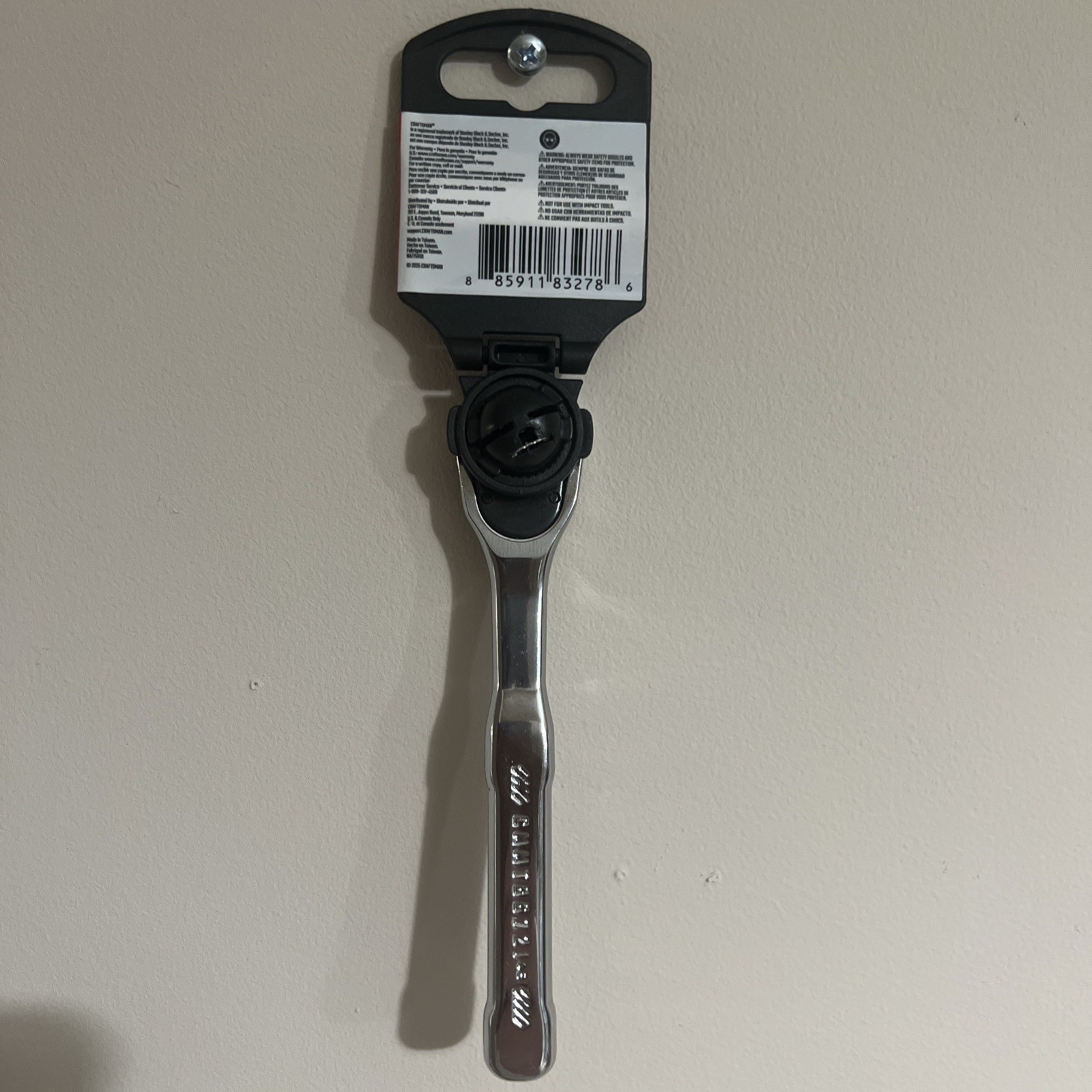 Craftsman NEW 1/4” Low Profile Ratchet Cmmt86721 FREE SHIPPING LIFETIME WARRANTY