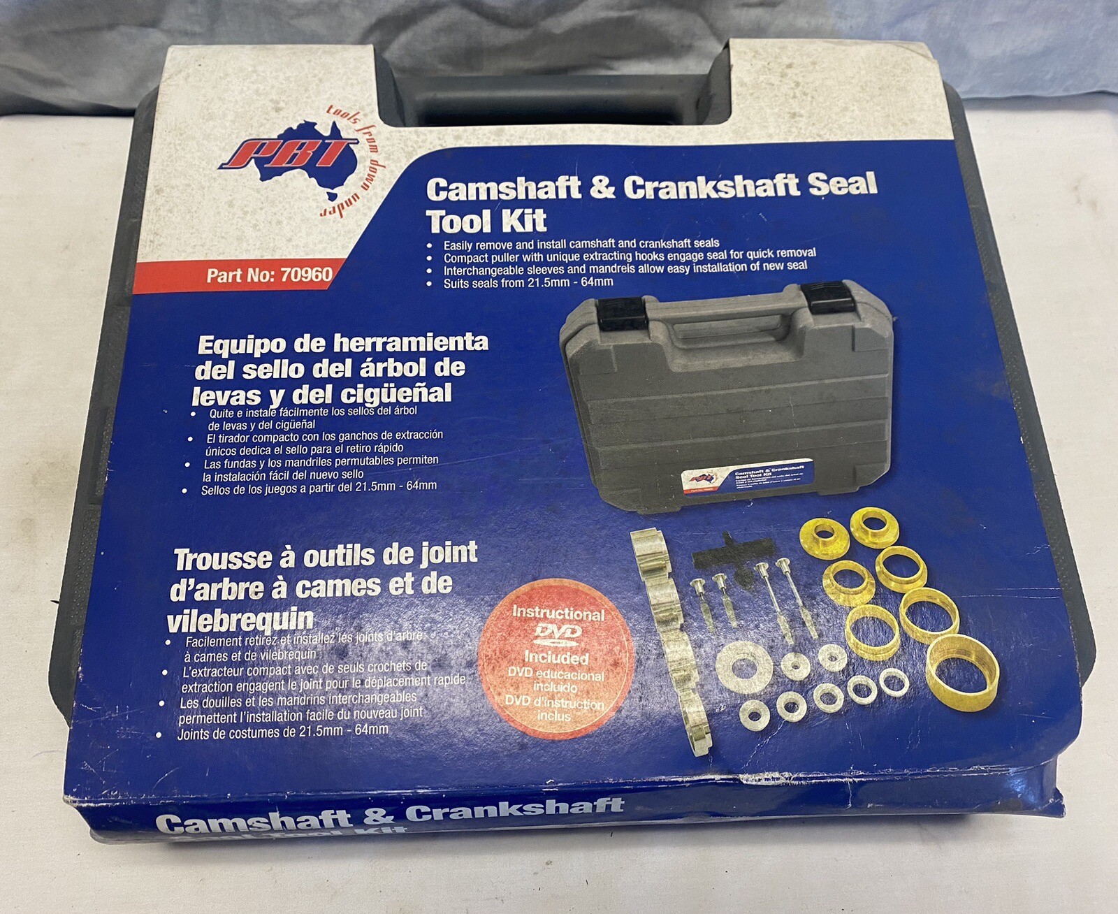 NEW Private Brand Tools Cam/Crank Shaft Seal Tool Kit PBT 70960 (418)