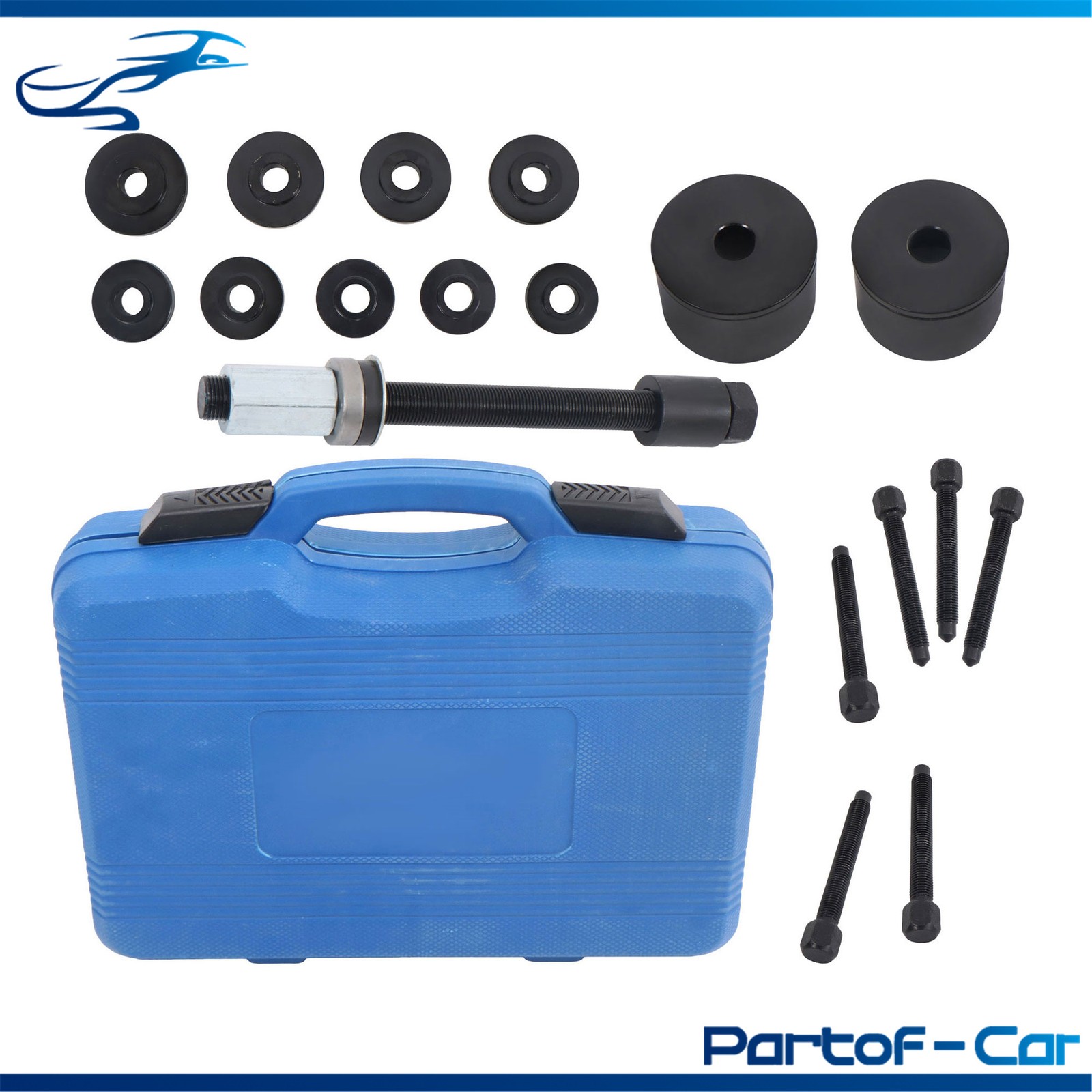 19PCS Front Wheel Drive Bearing Puller Set Hub Removal Tool Repair Kit Universal
