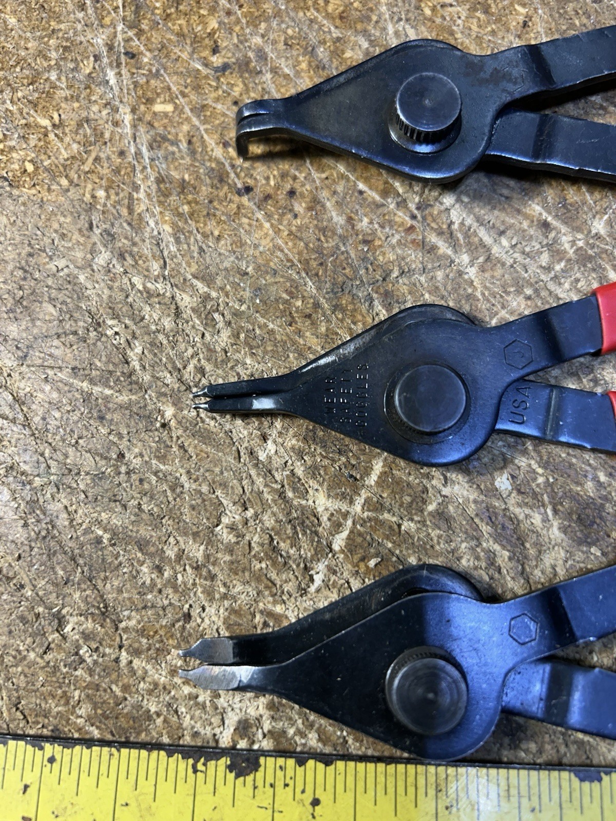 Blue Point PR–12A PR-32A & PRAngled & PR-129A Straight Snap Ring Pliers