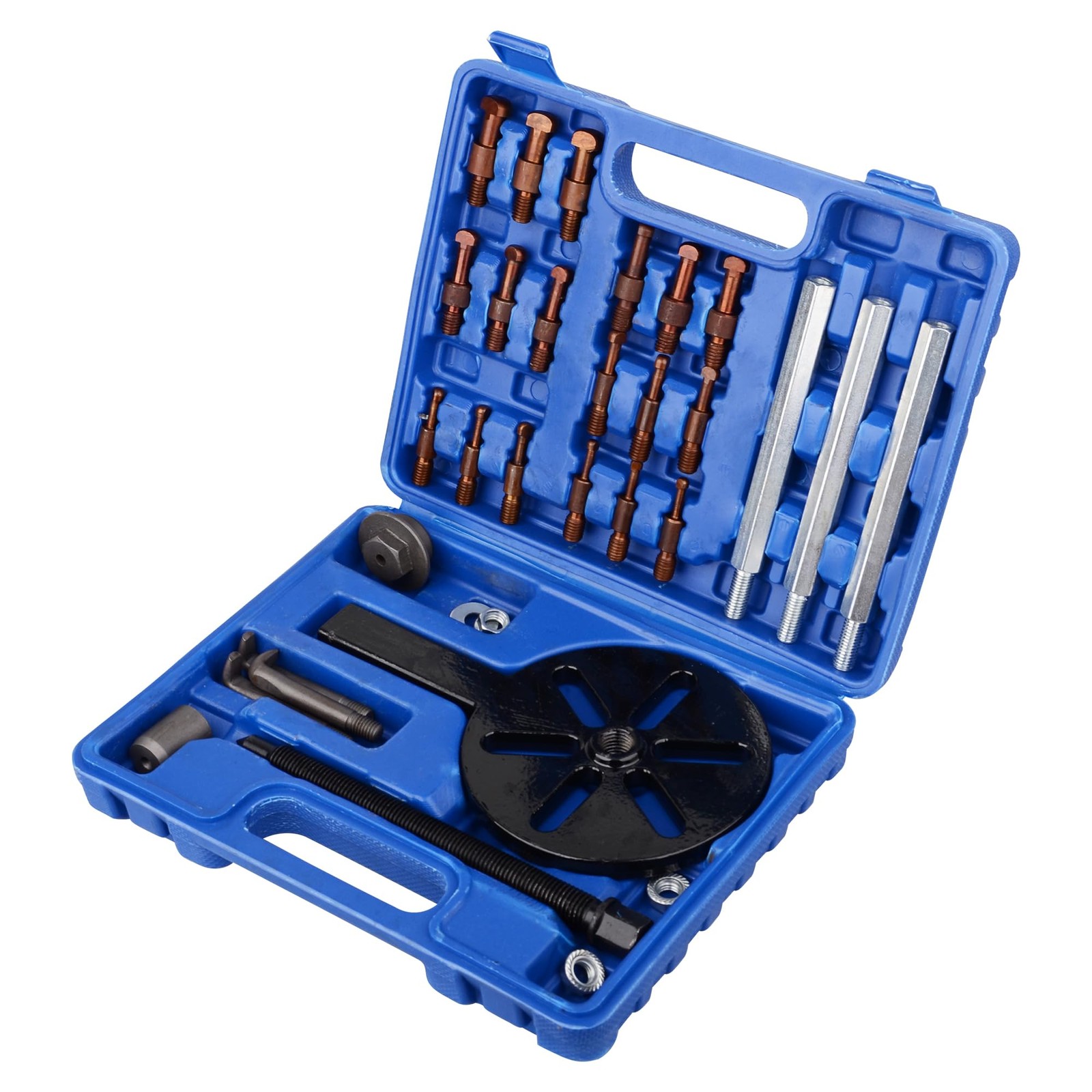 21 in 1 Bearing Puller Set, Inner Hole Three-Jaw Puller with Curved Hook and …