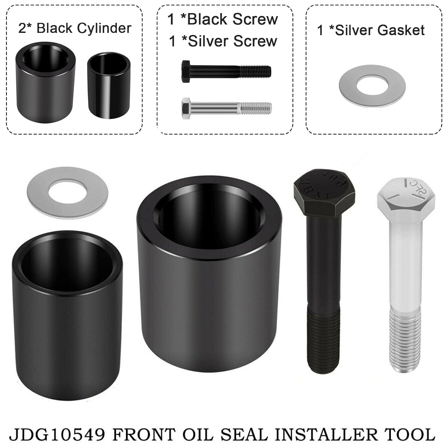 JDG10549 Crankshaft Front Oil Seal Installer Tool Set for John Deere Servicegard