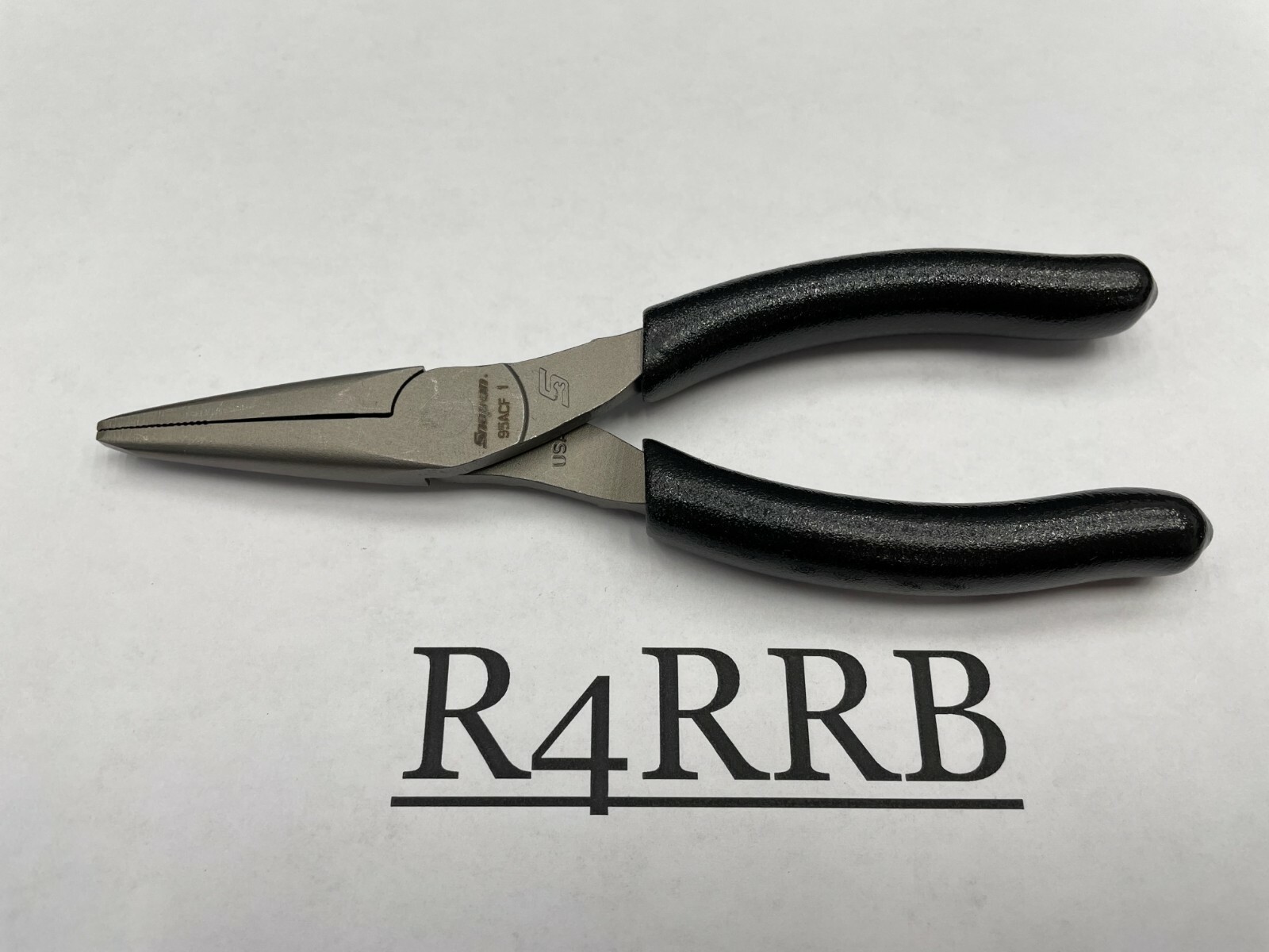 Snap-On Tools USA NEW BLACK Soft Grip 6″ Talon Grip Needle Nose Pliers 95ACFBK