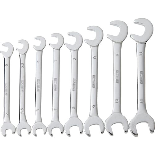 Klutch Mini Ignition Wrench Set, 8-Pc., Metric