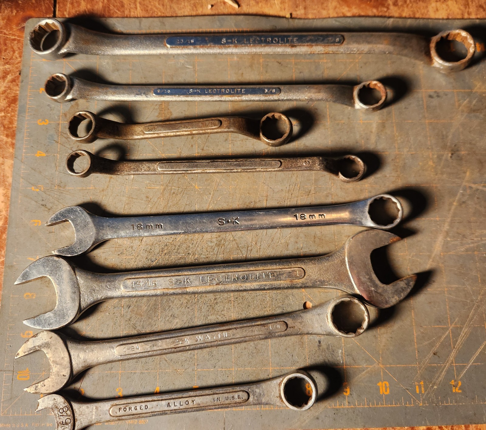 Lot 32 Various S-K, S-K Tools, S-K Wayne, Wrenches