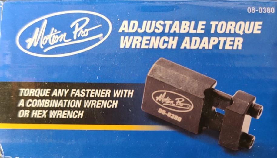 OEM Motion Pro Adjustable Torque Wrench Adapter 08-0380 OEM