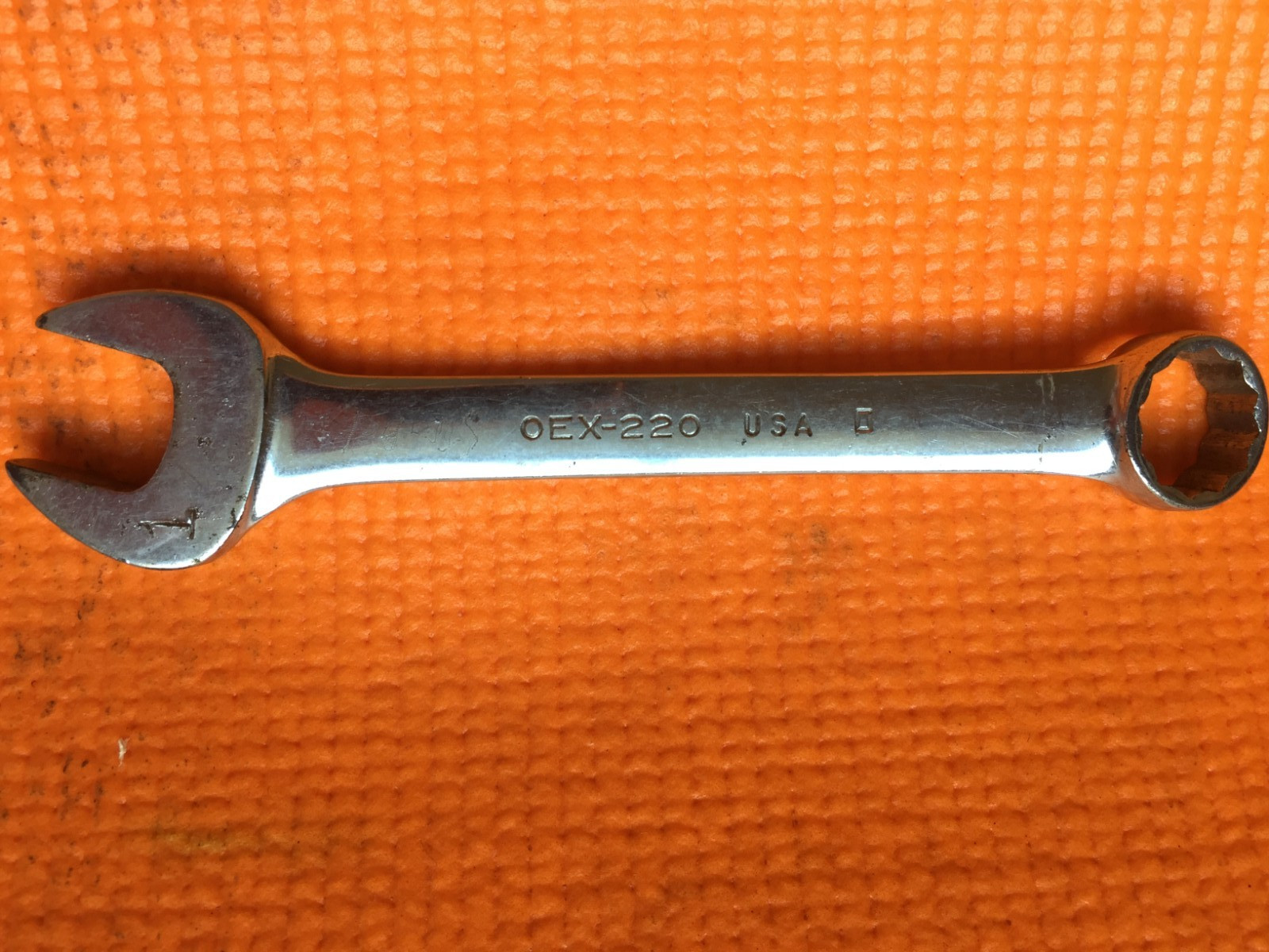 Snap-On Combination Wrench OEX-220 11/16″ SAE 12pt Chrome Mechanic Tool USA