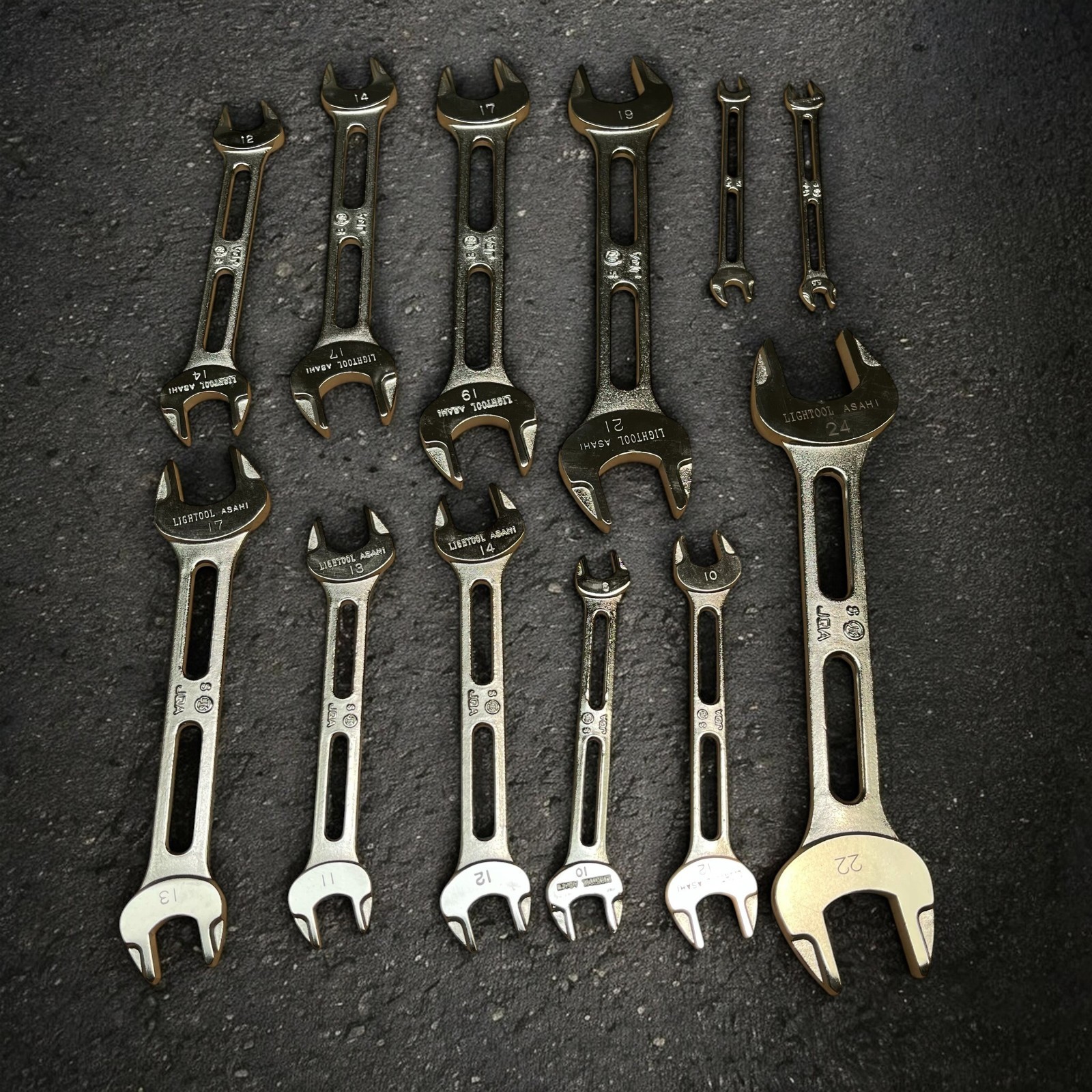 Asahi LSX Series LSXS11 Master Set – All Sizes Lightool Double Open End Spanner