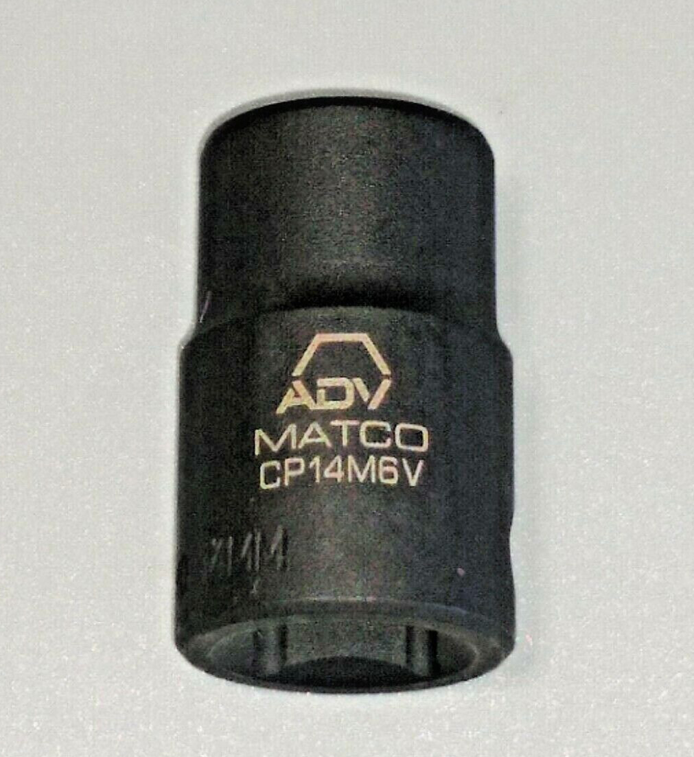 MATCO Tools «ADV» CP14M6V, 1/2″ Drive, 14mm. Impact Socket, Shallow, 6Pt *NEW*