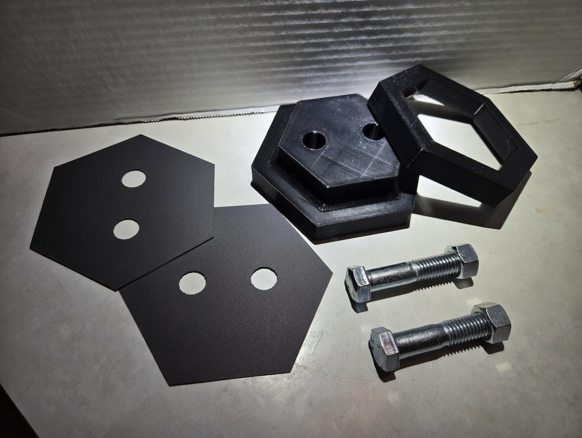 3″ Hex Dimple Die