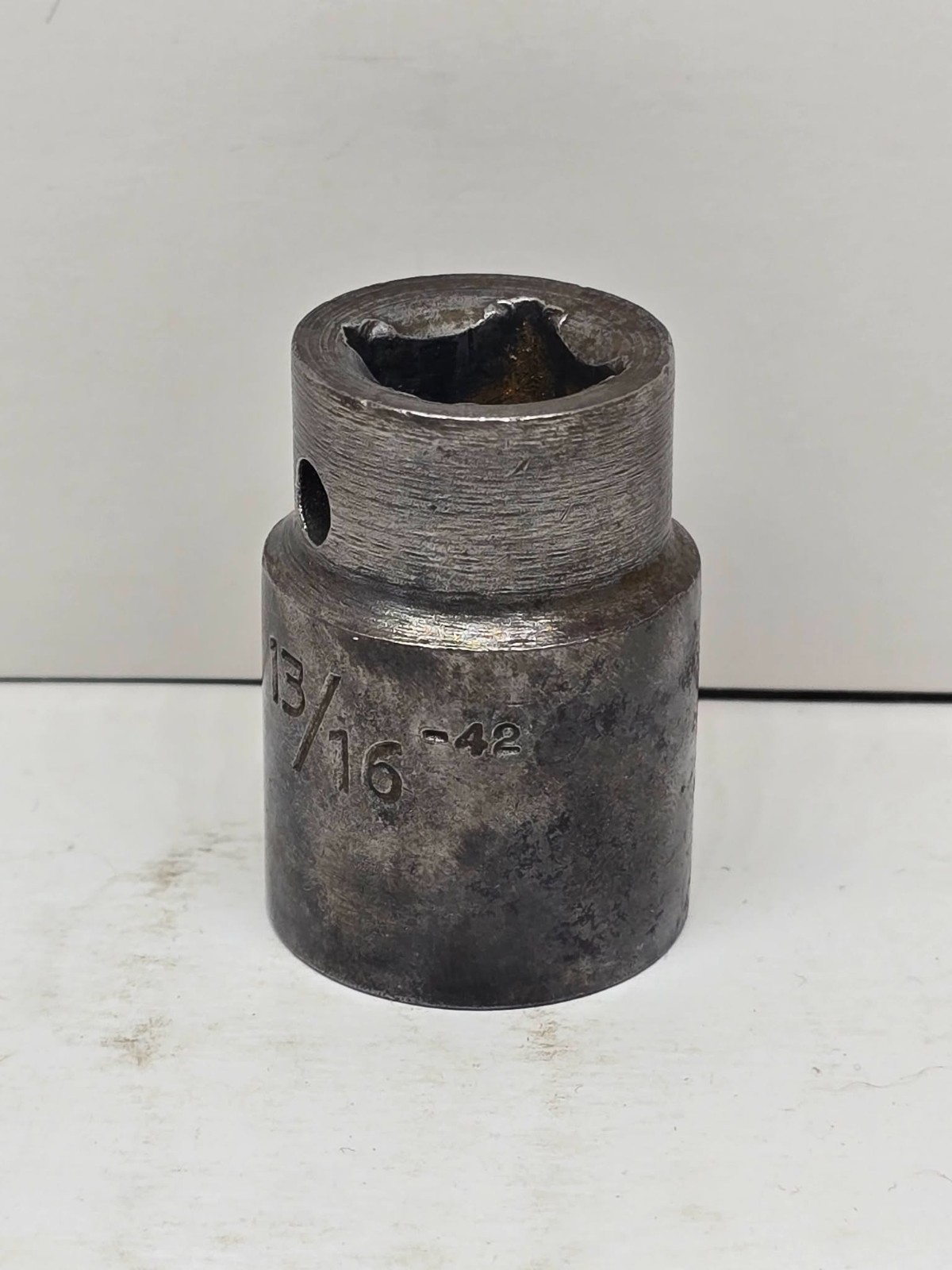 Wright Tools 1/2″ Drive Chrome Shallow 12 Point 13/16″ Socket Part# S-159