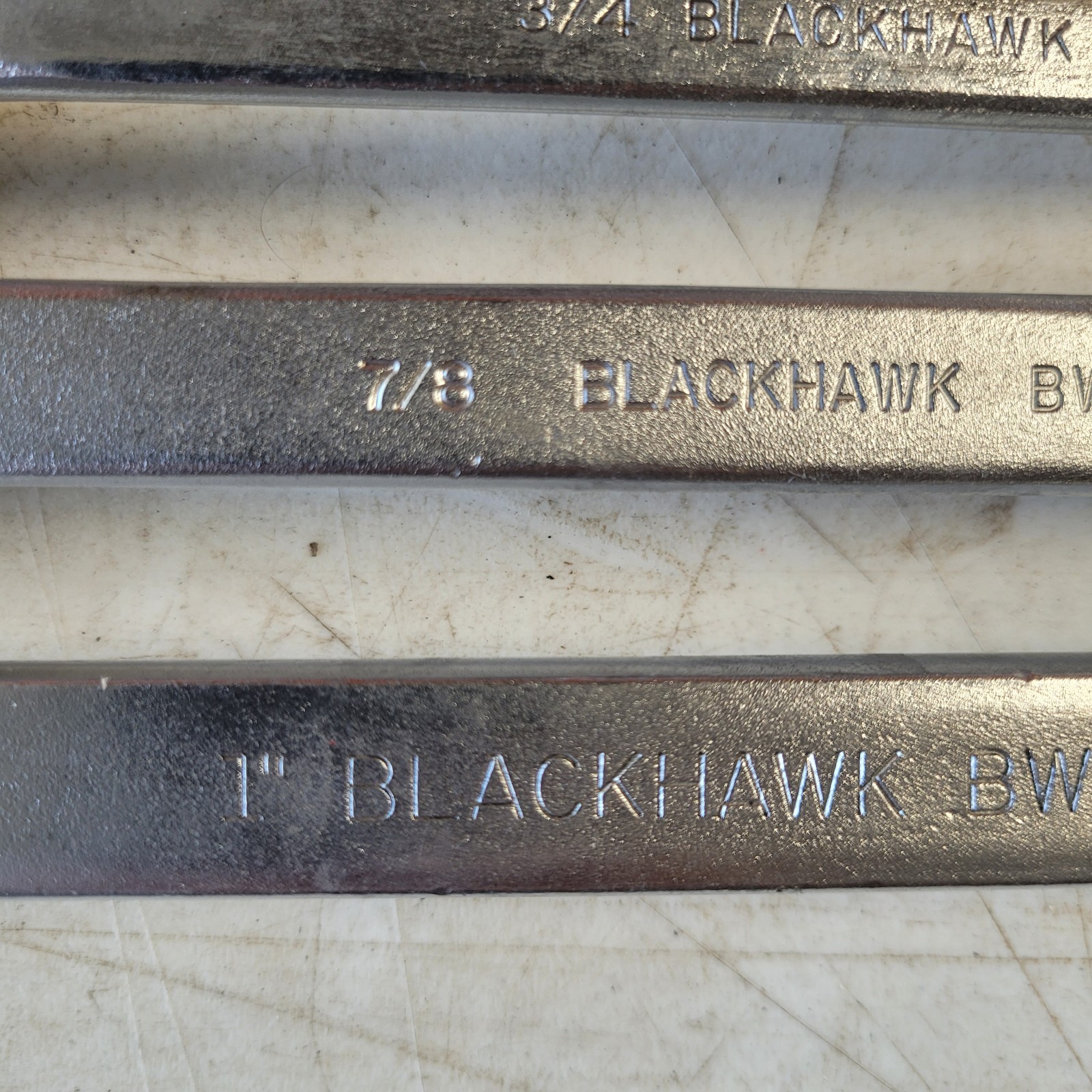 Blackhawk Double Box Wrench Set 4 Pc SAE USA BW-1212 1213 1216 1218 11/16″ to 1″