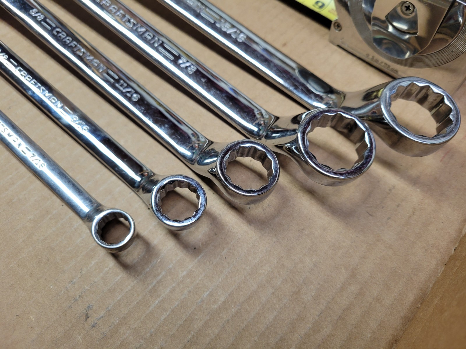 Craftsman USA 5-Piece SAE Deep Offset Full Polish Double Box End Wrench Set