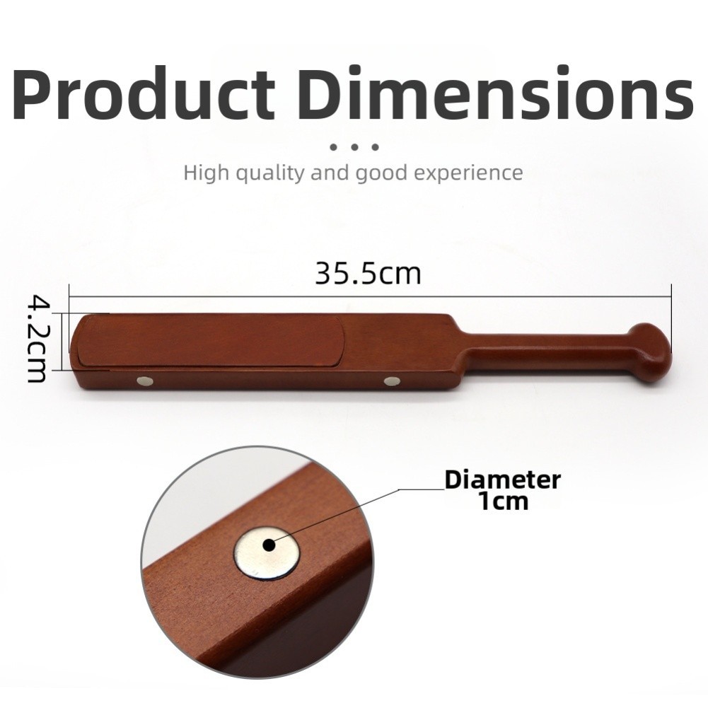 Vehicle Paintless Dent Repair Tool Hardened Wood Paddle 350mm Long Handle
