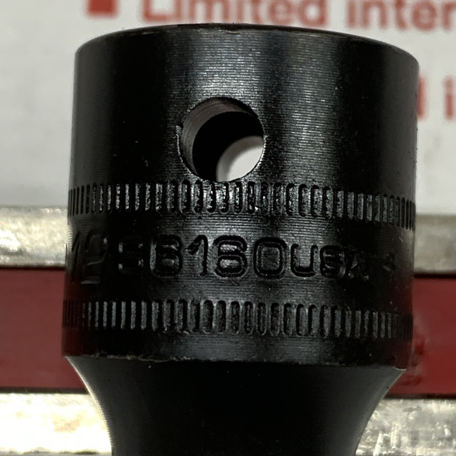 SNAP ON Tools S6160 1/2″ Dr 12-Pt Metric 12 mm Extra-Long Head Bolt Socket NEW