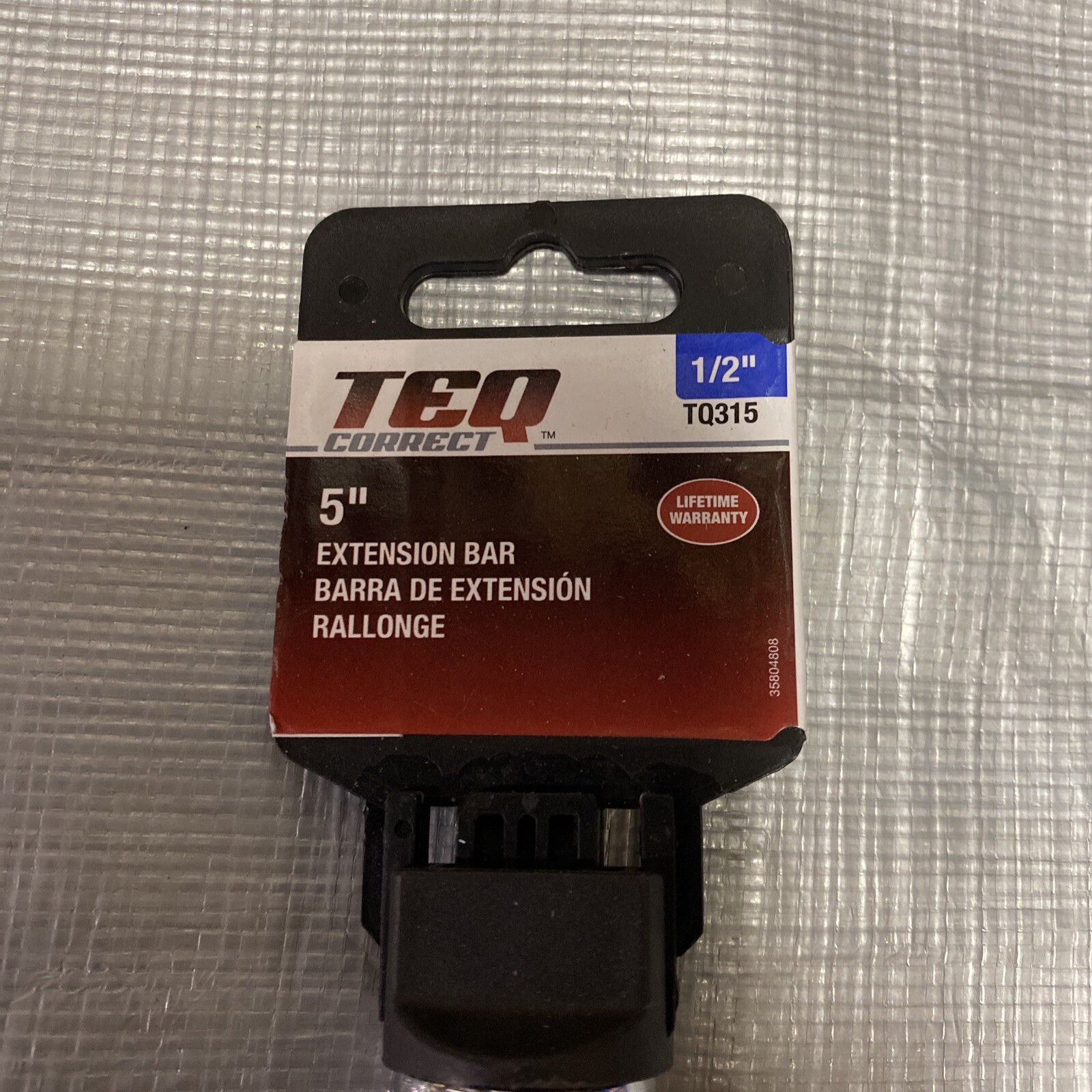 TEQ Correct – 5” Socket Extension Bar – 1/2” Drive – TQ315