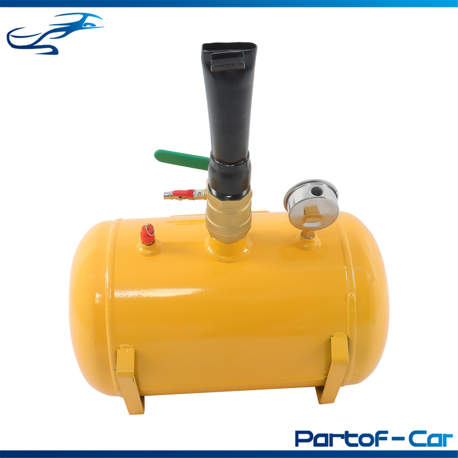 Yellow 5 Gallon 145PSI Heavy Duty Air Tire Bead Seater Blaster Seating Tool