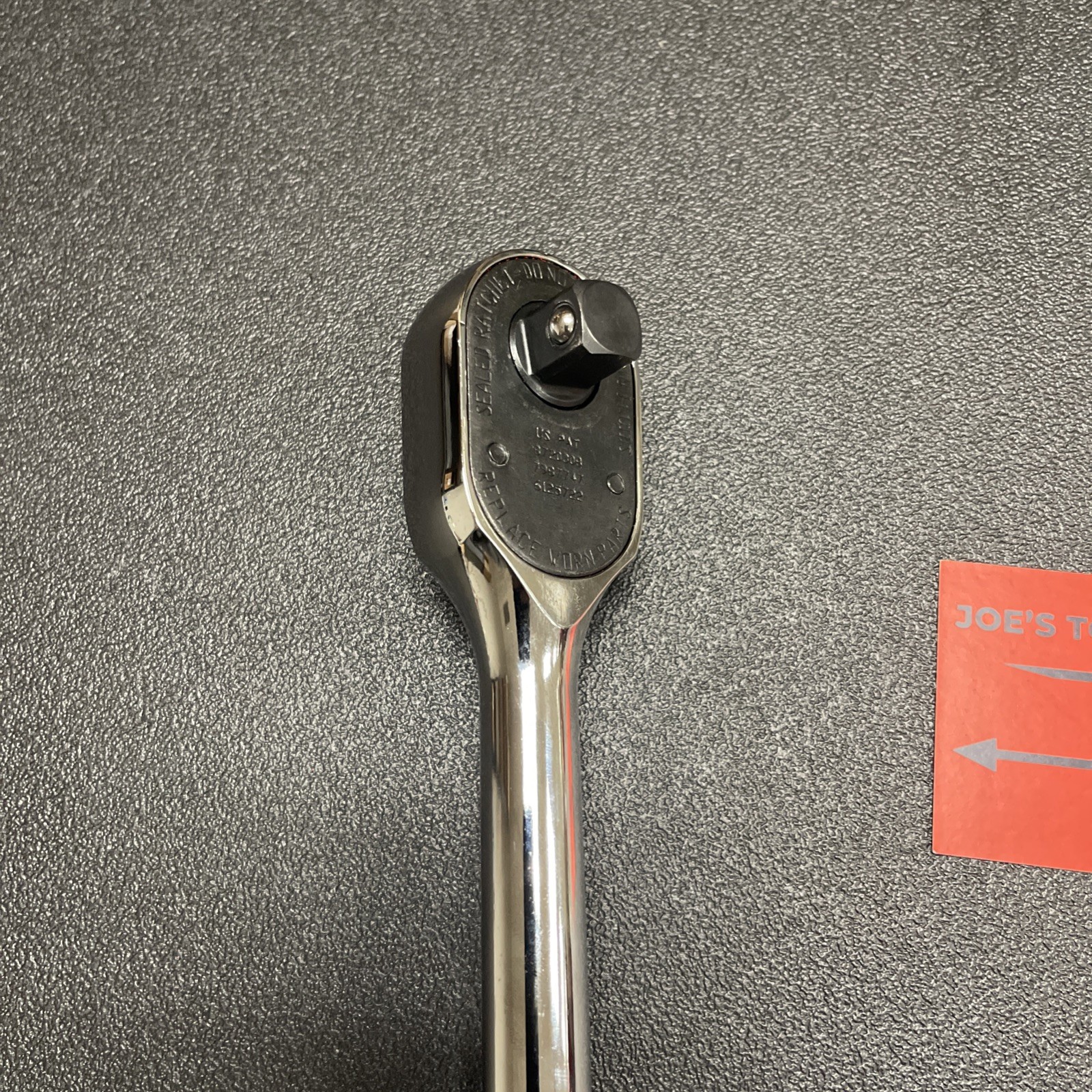 Snap-on Tools USA NEW STYLE 1/2″ Drive Fine 80 Tooth Chrome Handle Ratchet S80A