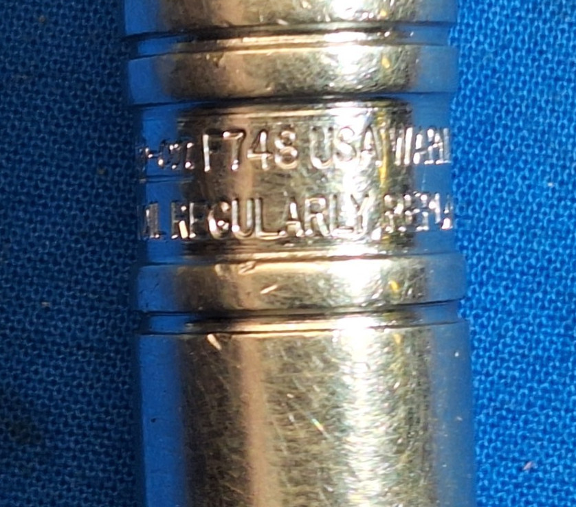 1987 Snap-On F748 10″ long swivel head 3/8″ drive ratchet