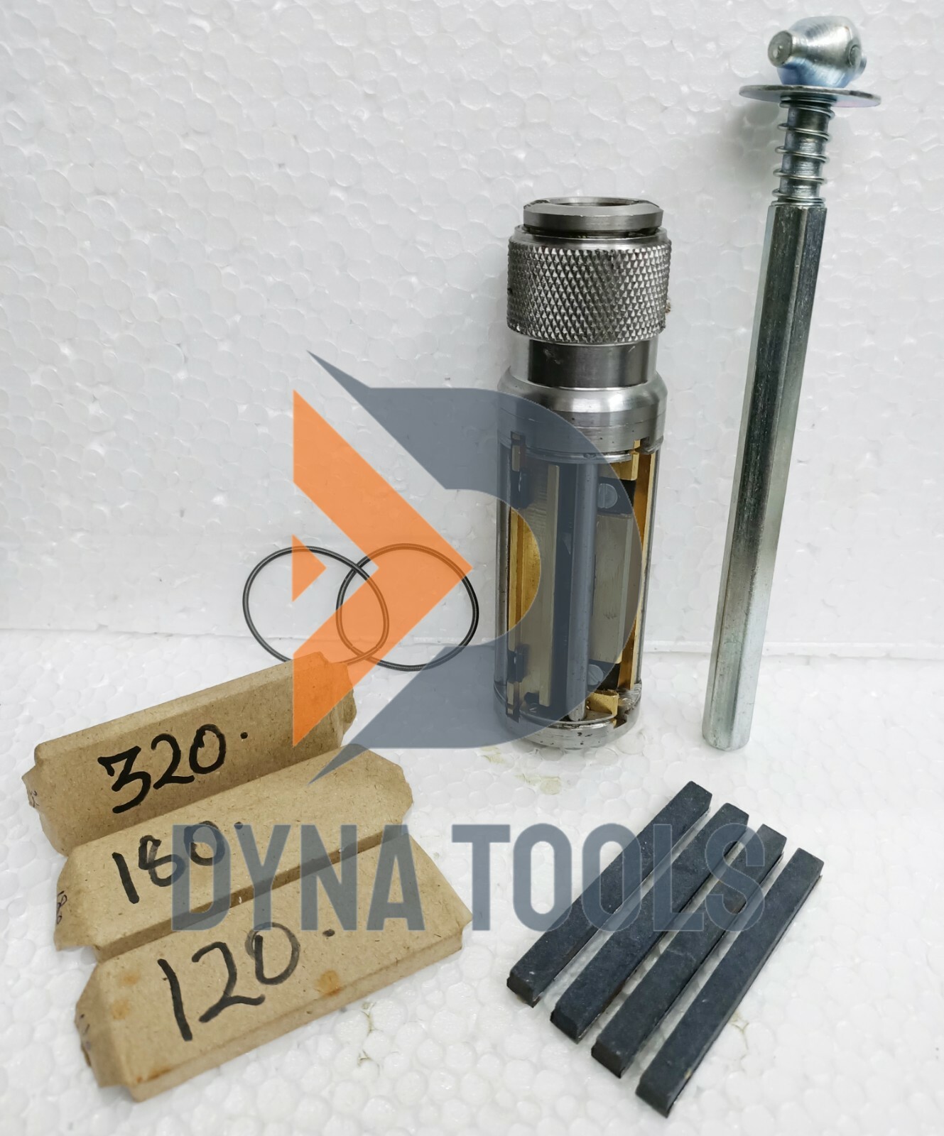 New Cylinder Engine Hone Kit 1-3/4″ TO 2-1/2″ Honing Machine + 4 Set Of Stones