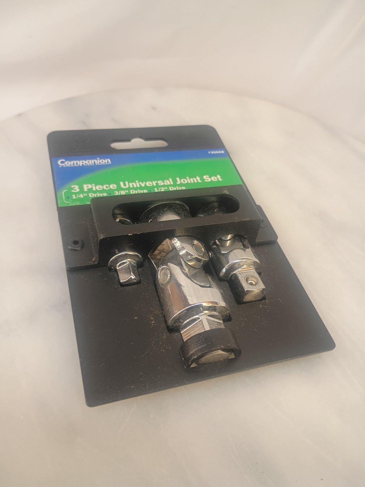 SEARS Companion 30668 3 Piece Universal Swivel Set NEW 1/4 3/8 1/2 In Drives