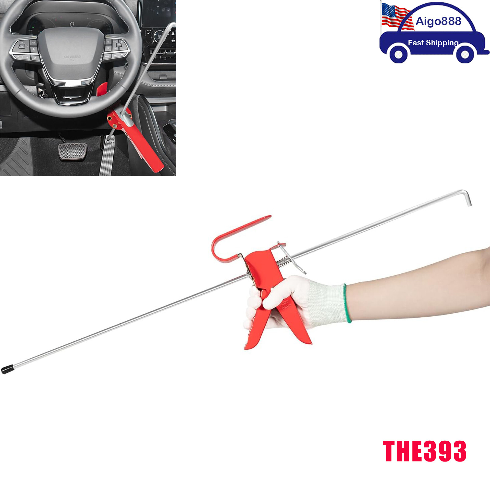 Pedal Depressor THE393 36″ Brake Accelerator Fits for Car Testing, Repairing