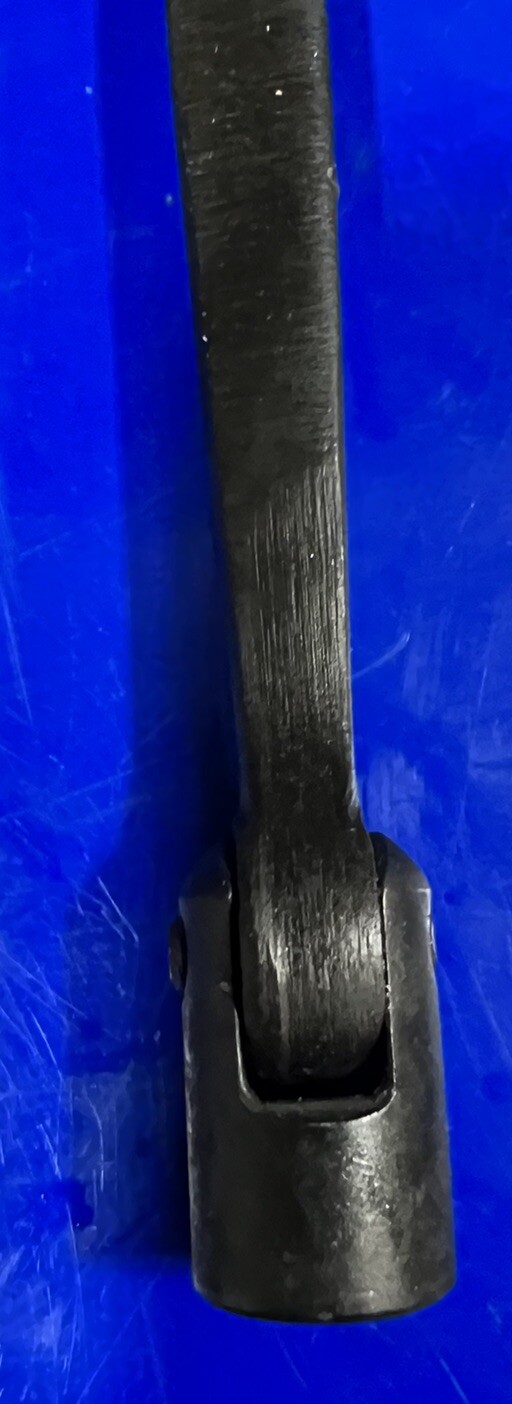 Snap On 7/16” Flex Head Socket Open-End Combination Wrench SAE GFHO14 Black NEW