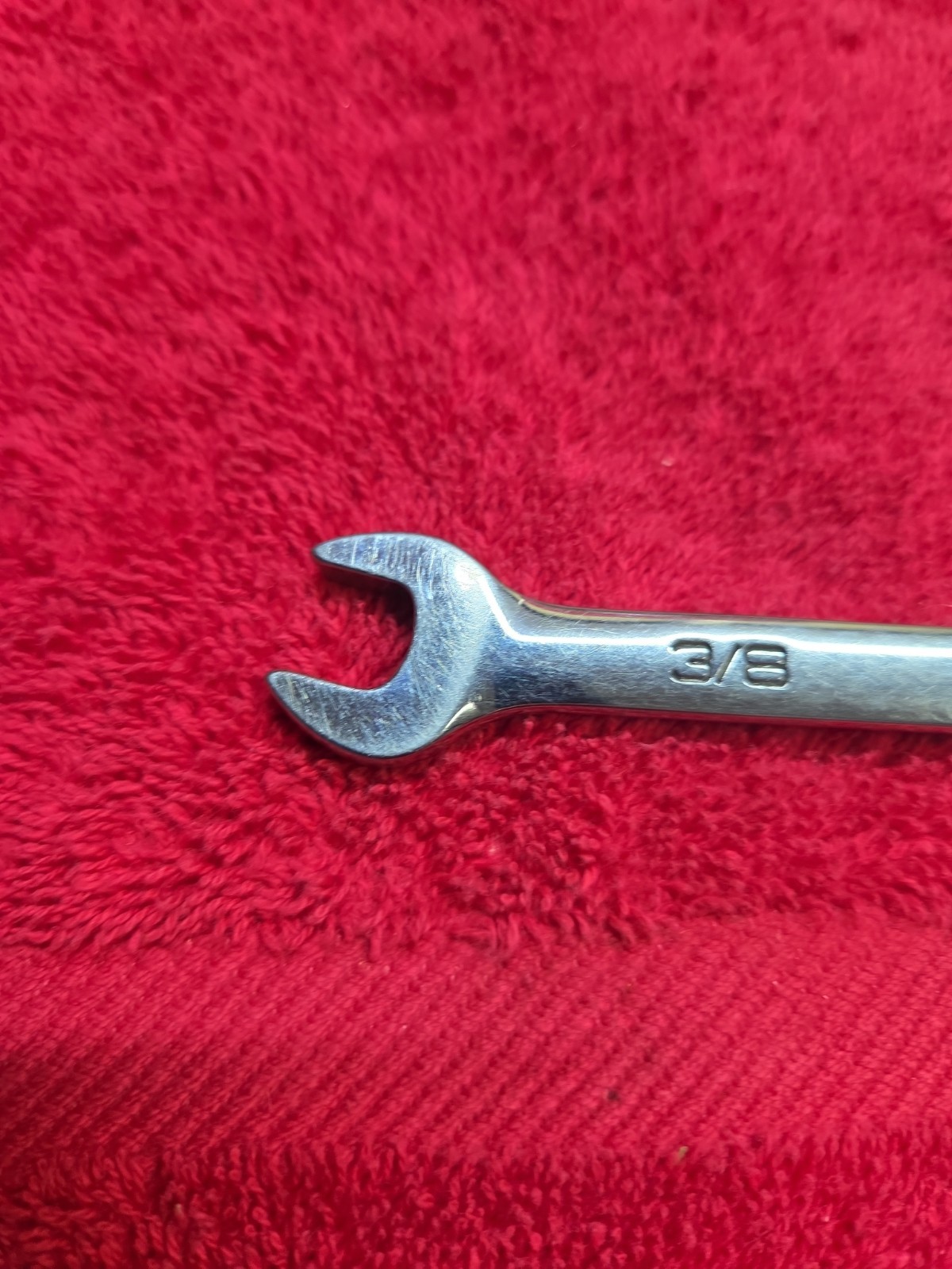 Snap On 3/8″ 12PT Short Chrome Combination Wrench OEX120B