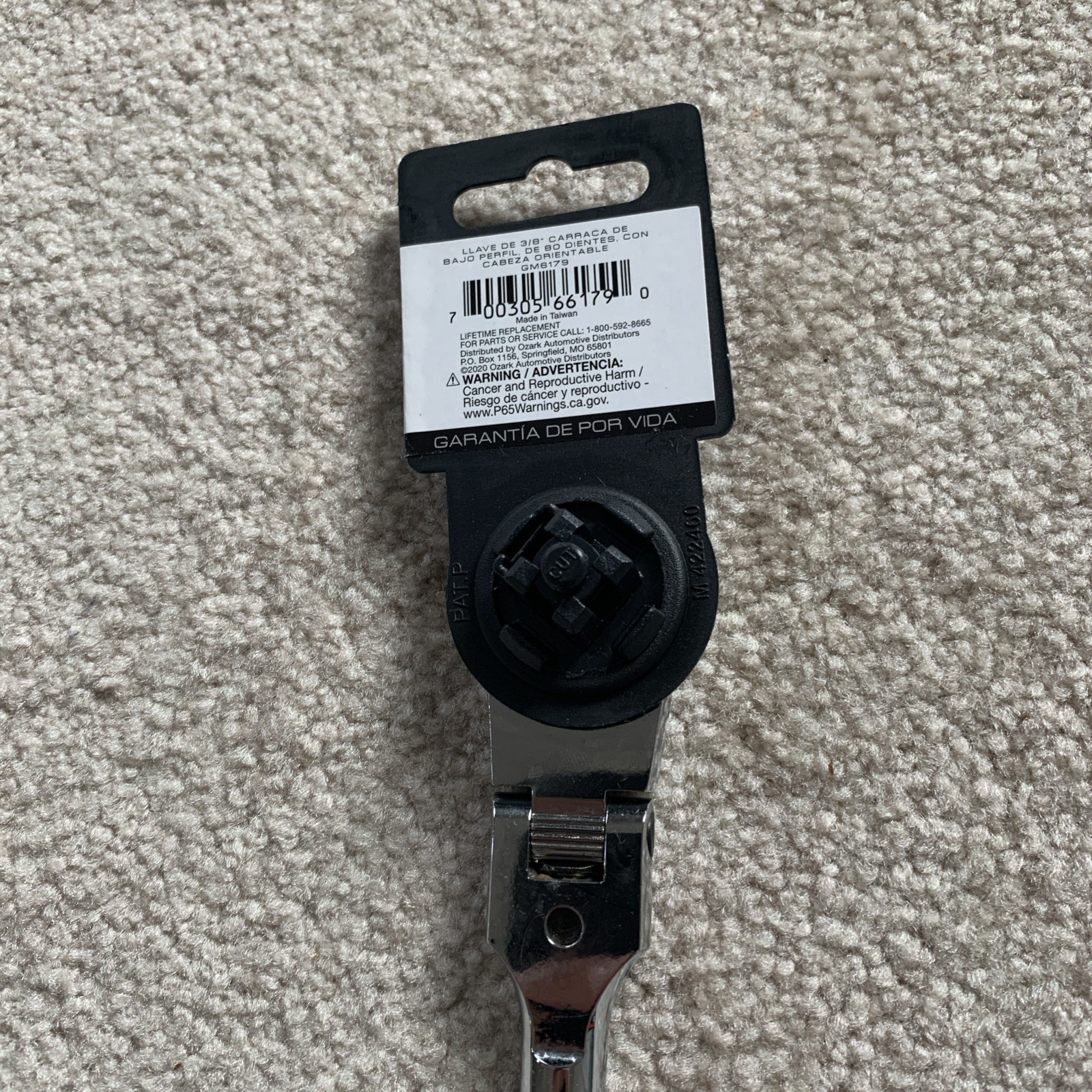 Power Torque GM6179 -3/8″ Drive 80 Tooth, Flex Head, Low Profile Ratchet Wrench