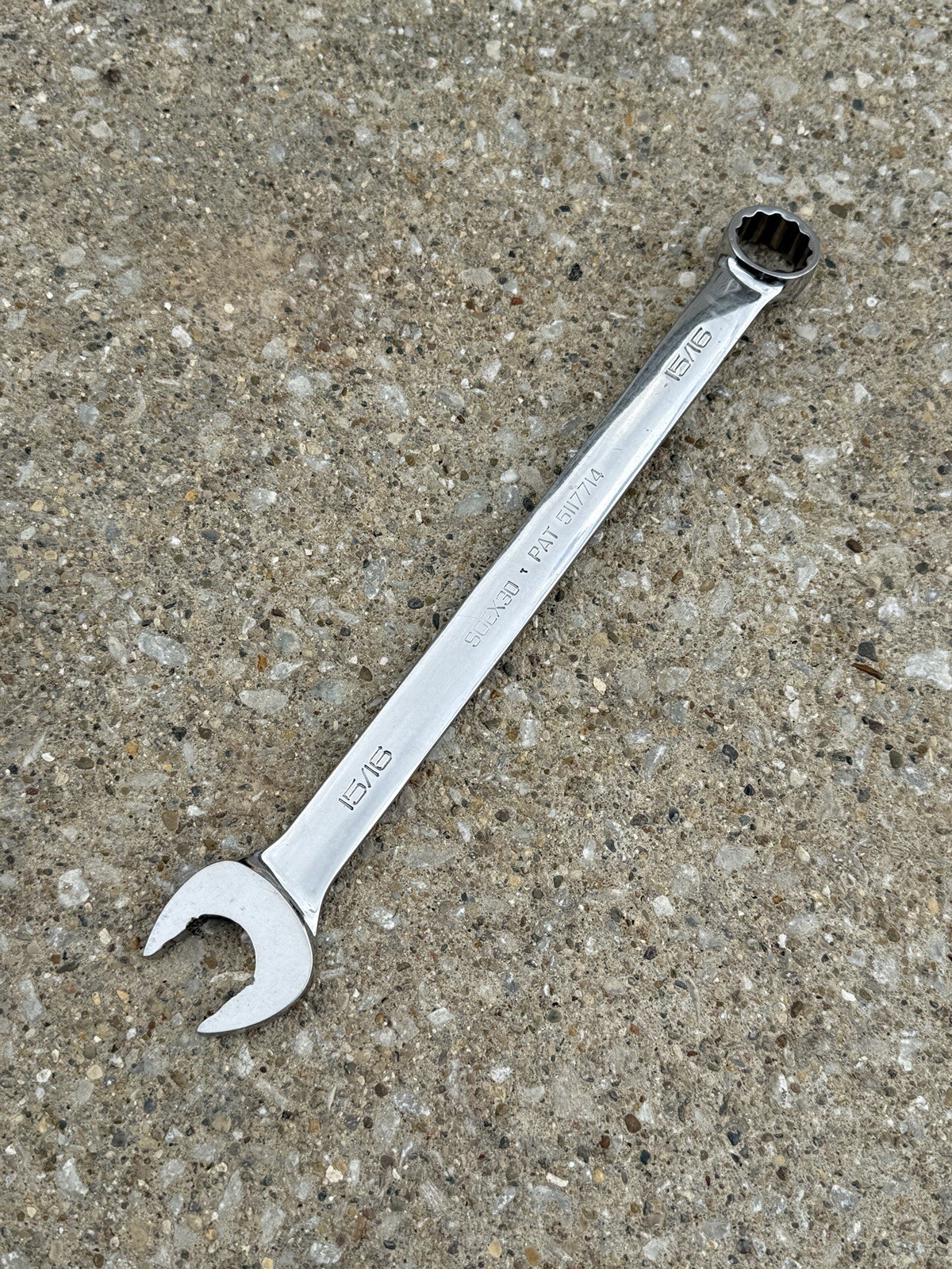 Snap-on Large Size SAE Combination Wrench Set 3/4” thru 1-1/16” OEX/SOEX Series
