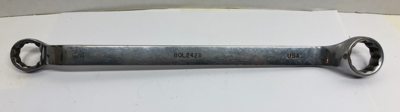 Mac Tools BOL2428 3/4″ 7/8″ SAE 12-Point Long Deep-Offset Double-Box Wrench