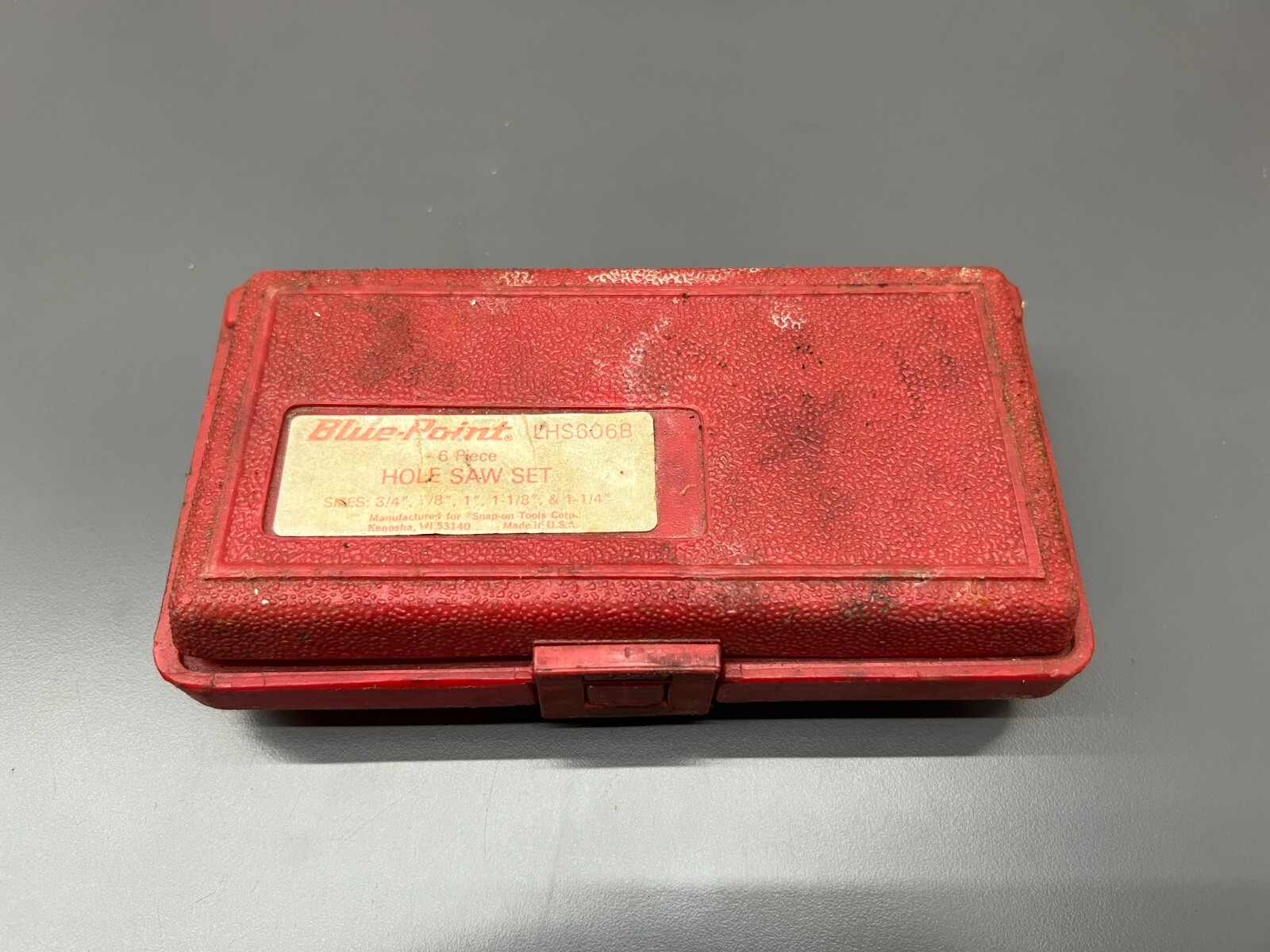 SNAP ON BLUE POINT 6 PC DRILL & HOLE SAW KIT – LHS606B – MADE IN USA!
