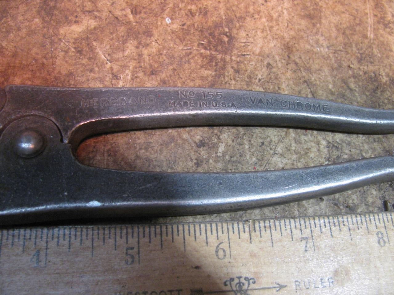 Vintage Herbrand no 155 Pliers