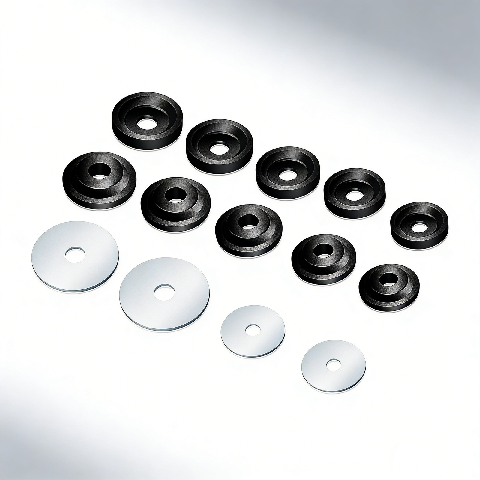 For Harbor Freight Hydraulic Punch Driver Dimple Die Set Steel Backing Discs US
