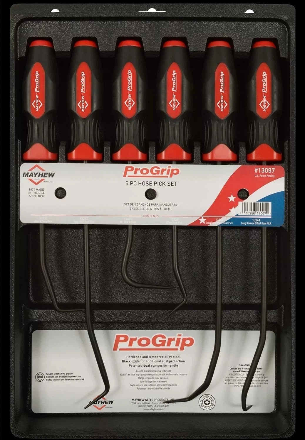 Tools ProGrip Hose Pick Set, Black Oxide, 6 piece set