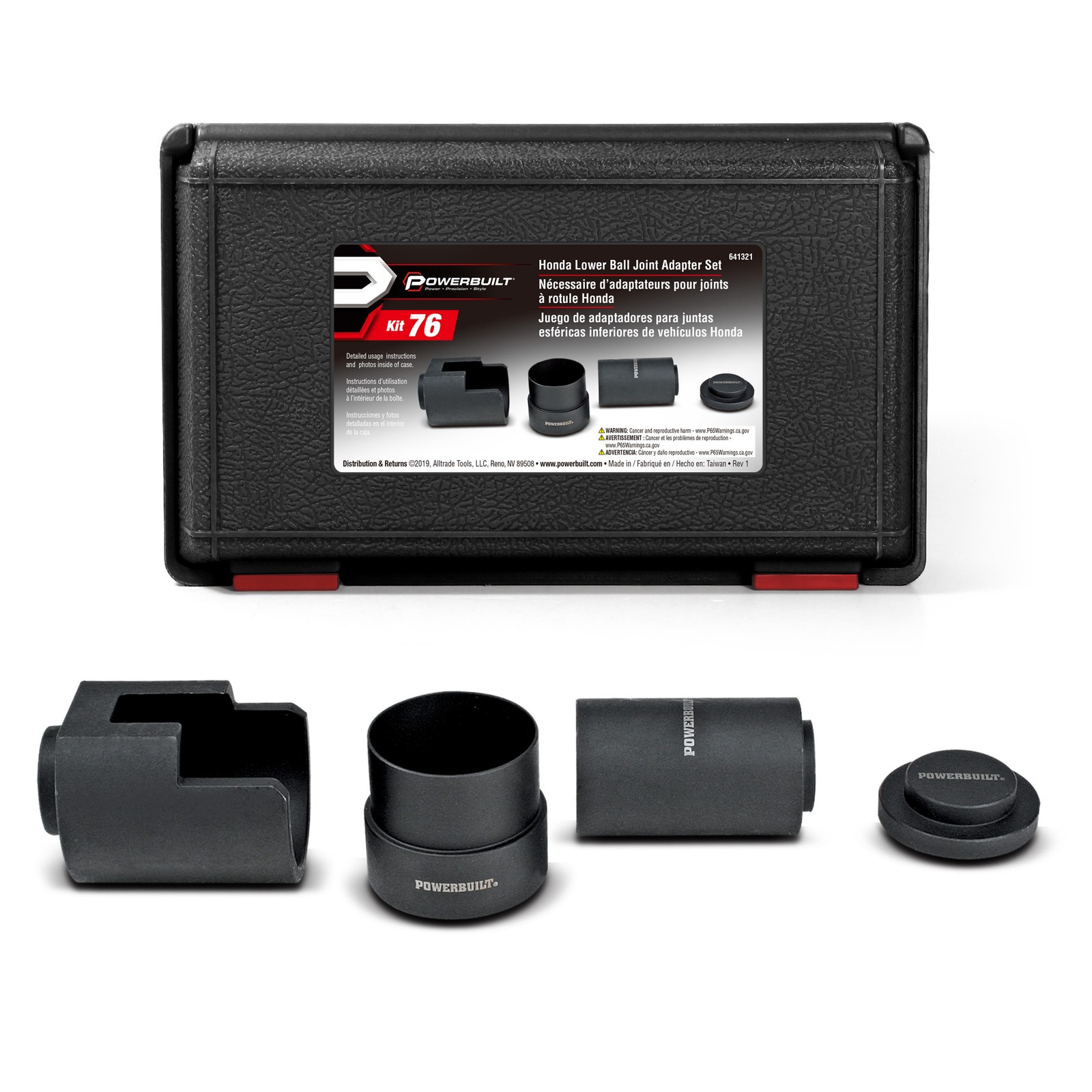 Powerbuilt Honda Lower Ball Joint Adapter Kit – 641321