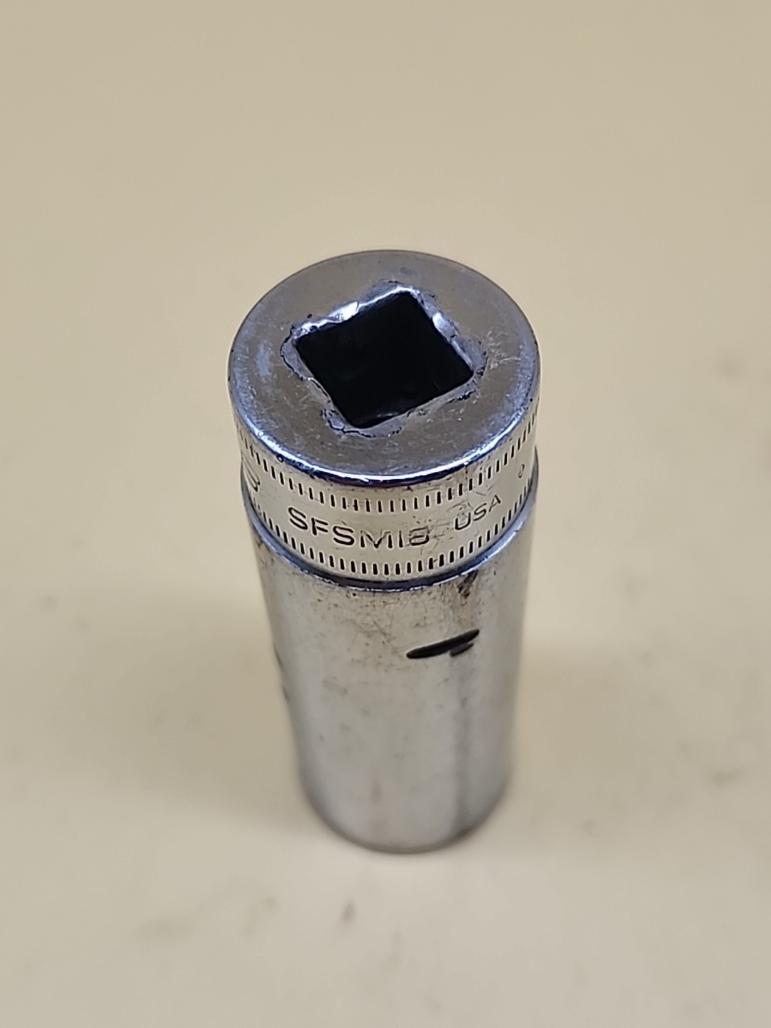 Snap-on Tools SFSM18 18mm Metric Flank Drive Deep Socket 3/8″ Dr 6 Pt. USA