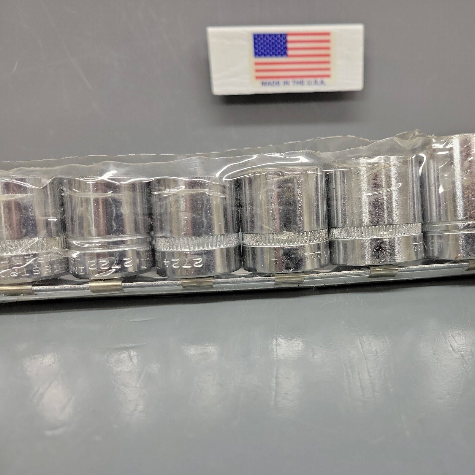 Duro Indestro 13 Piece 3/8″ Drive Socket Set Standard 12 Point 5/16″-1″ NOS USA