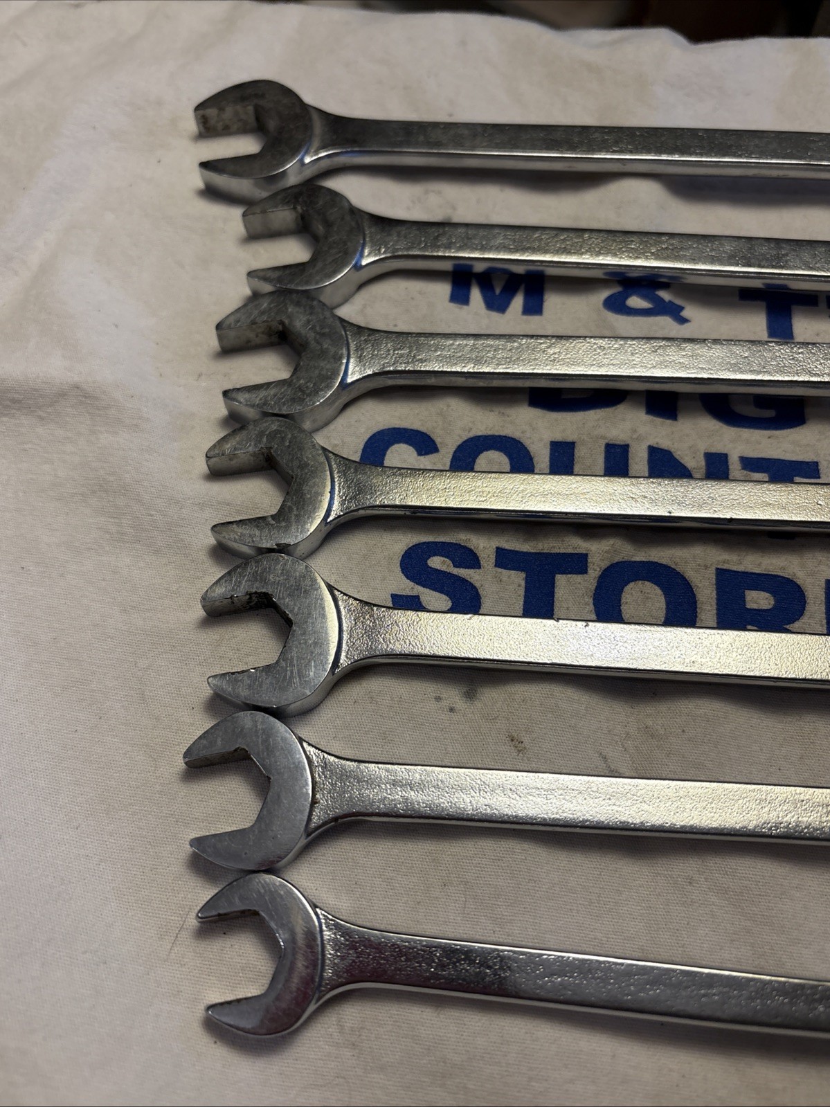 Vintage Cornwell Tools USA 7pc 12pt Metric Combination Wrench Set 13-19mm