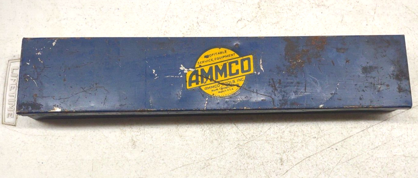 Ammco Vintage Brake Lathe Hone Metal Advertising Box SKU82T