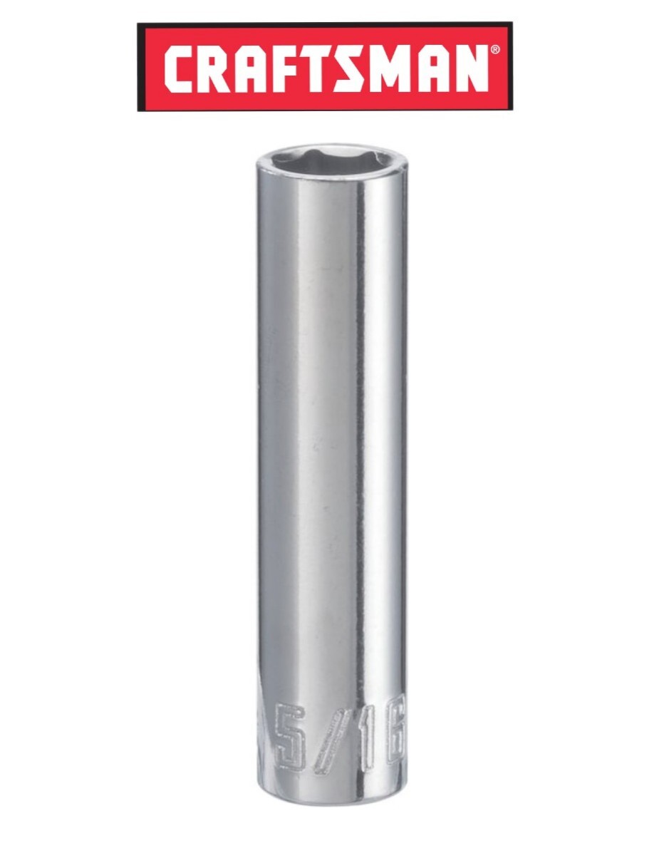 Craftsman 1/4 Inch Drive 6 Point Deep Socket Metric MM / SAE Inch Pick Size CMMT