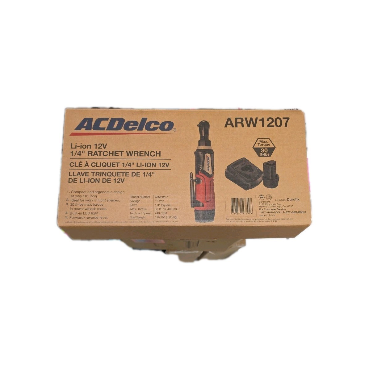 ACDelco ARW1207 Li-ion 12V 1/4″ Ratchet Wrench