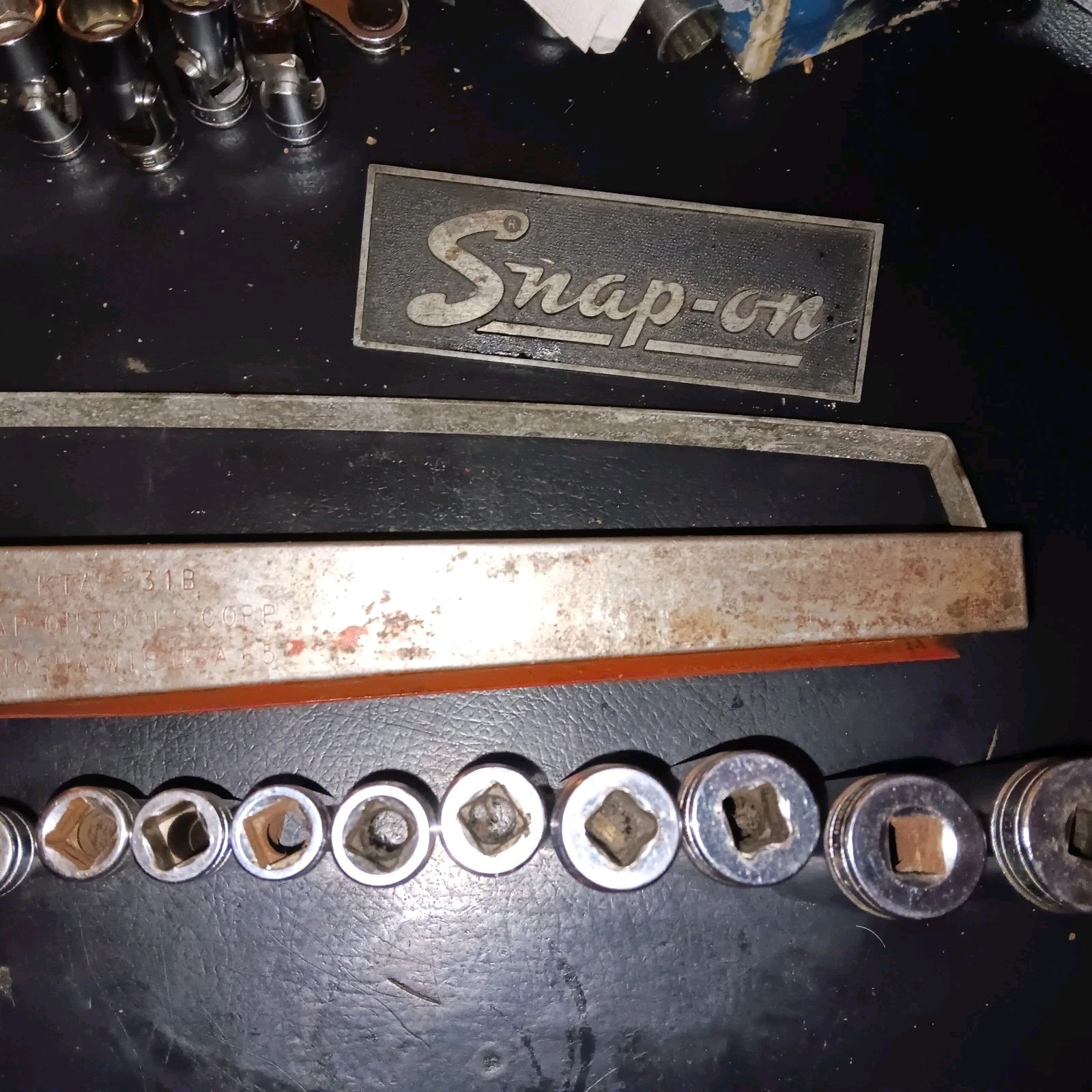 Snap On 3/8″dr Deep Socket Set W/tray 1/4″-7/8″ 12Pcs 6pt