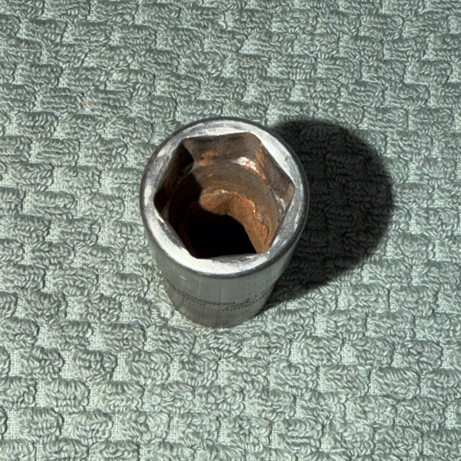 SNAP ON A98M FLIP IMPACT SOCKET 19MM X 21MM USED GC 1/2″ DRIVE