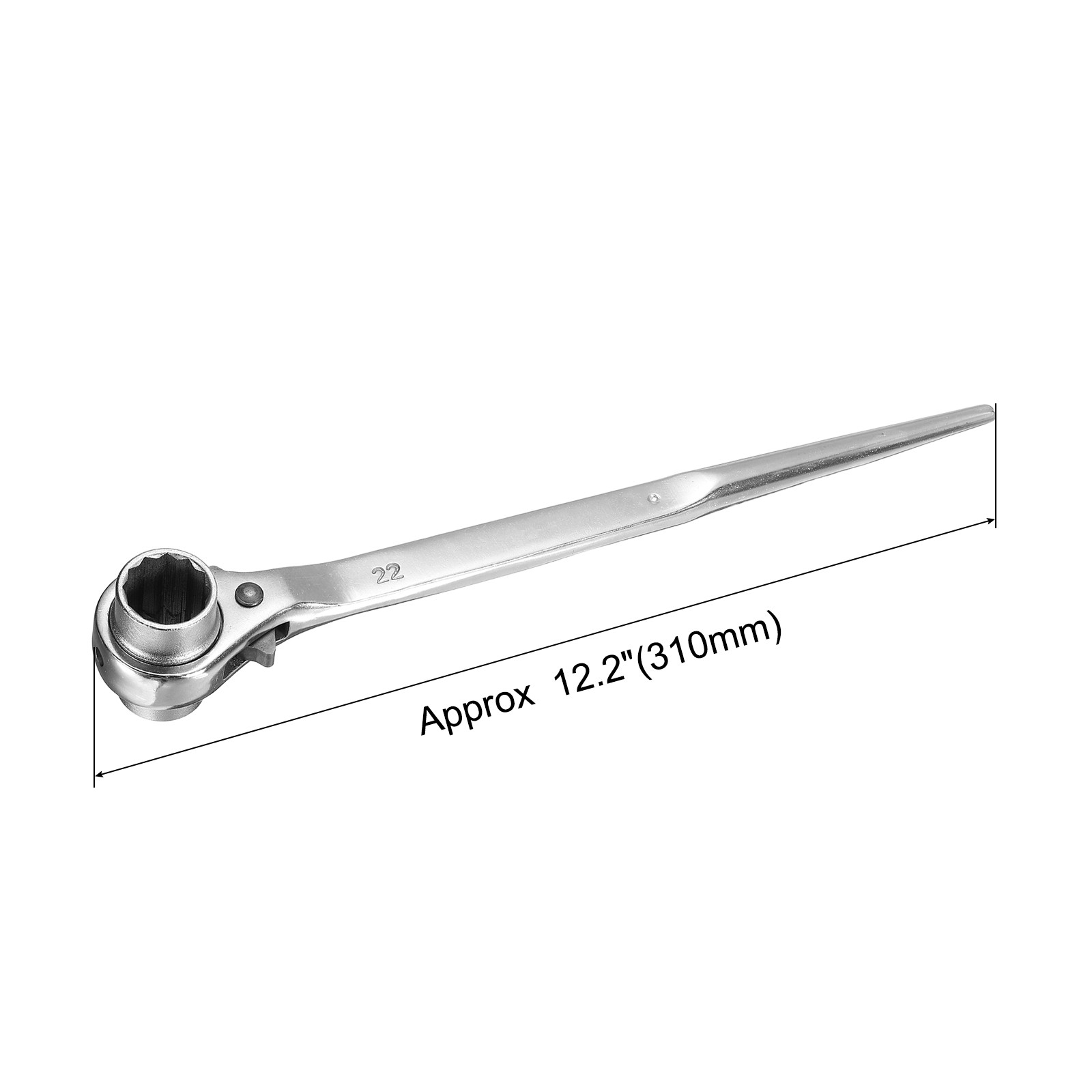 Ratchet Compass Wrench 21x22mm 12 Tooth Shelving