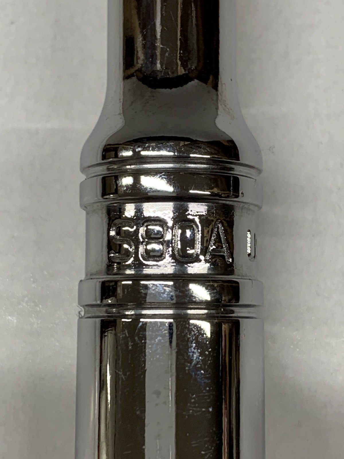 Snap On Tools USA S80A 1/2″ Drive 10.5” Long Standard Handle Chrome Ratchet NEW