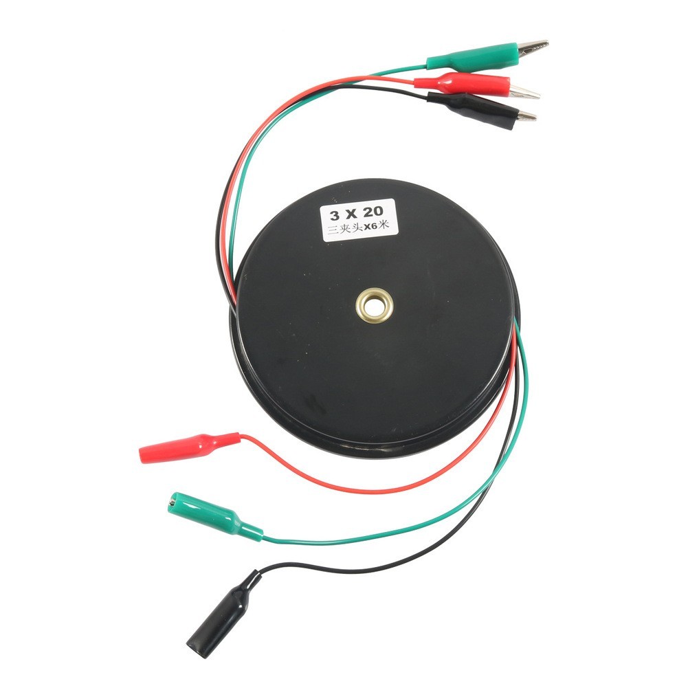 Easy To Carry Electrical Troubleshooting Compact Reel Design Insulated Clips
