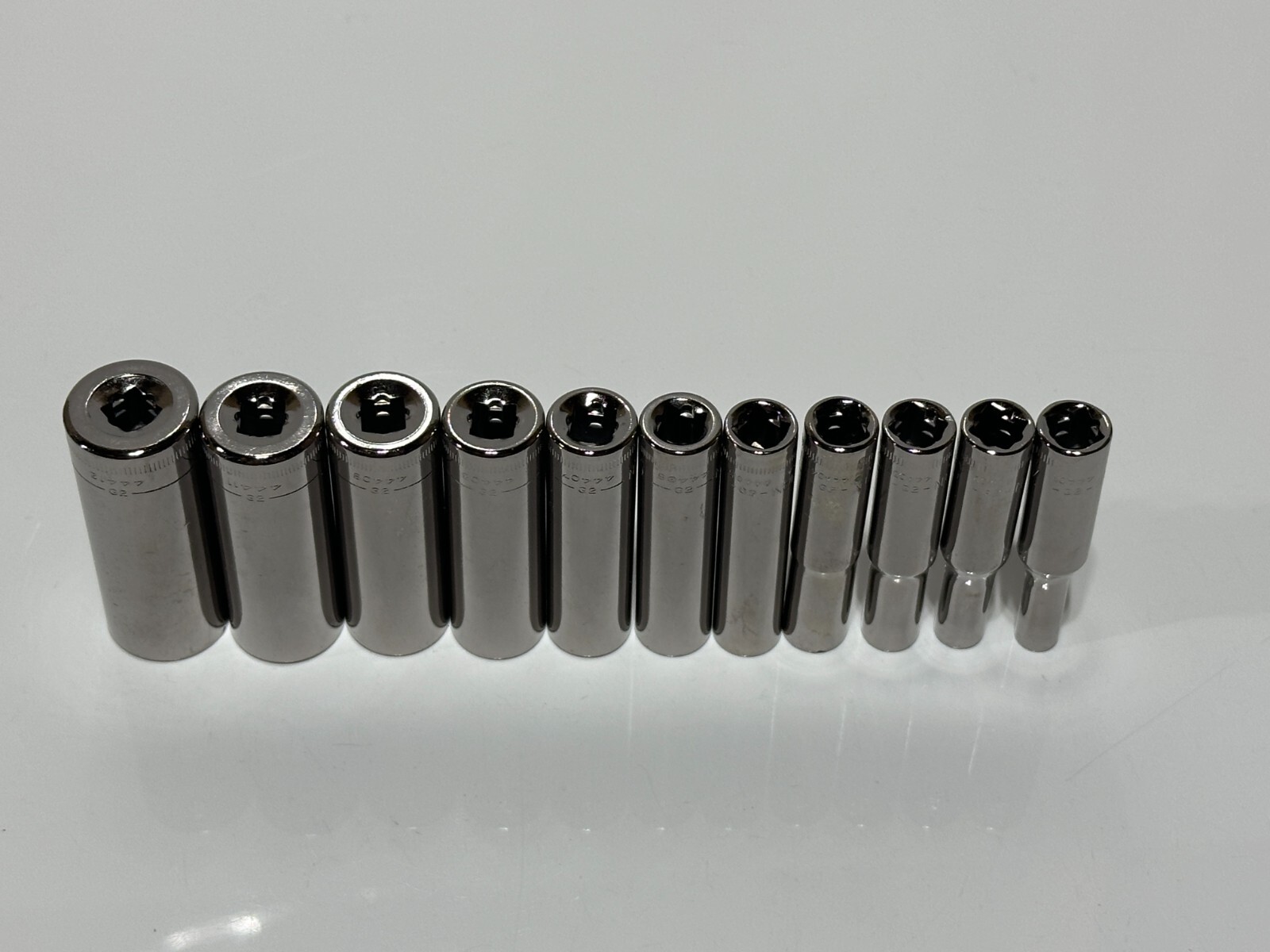 NEW Craftsman USA 11pc Metric 4mm-14mm Deep Socket Set – 1/4″ Drive – 6 Point